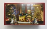 Lemax Caddington Village The Christmas Cafe Set With Two Large Snowmen 56675. Fixed Price $129.99.