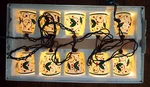 Holiday Elegance White Ceramic Bells Christmas Lights Holly Berry Indoor Outdoor. Fixed Price $19.99.