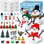 Snowman Crafts For Kids 9 Pack Build Kit Christmas Stocking Stuffe. Fixed Price $11.99.