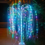 Pooqla 288 Led 6FT Colorful Lighted Willow Tree, Rgb With Remote, Wi.... Fixed Price $134.78.