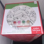 (13) Creatology Ceramic Santa Plate Kit Christmas Kid Holiday Craft Set W/paints. Fixed Price $99.99.