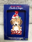 Regent Studio Design Christmas Dog 2022 Ornament New. Fixed Price $14.00.