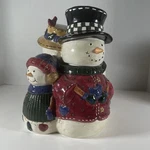 St. Nicholas Square Snow Friends Collection Cookie Jar Festive Holiday Decor. Fixed Price $28.00.