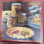 Lenox New Box Holiday Set Winter Greetings Cardinal 12 Piece Dinnerware. Fixed Price $99.99.