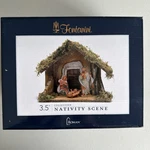 Fontanini 3.5" Scale Figure Nativity Set Handcrafted Christmas Figurines Italy. Fixed Price $42.49.