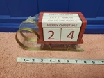 Ashland Christmas Santas Sleigh Countdown Decor Wooden 8". Fixed Price $9.99.