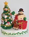 Avon Wonderful Countdown To Christmas Talking Lighted Snowman Advent Tree. Fixed Price $114.99.