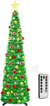 Ft Prelit Tinsel Pop Up Christmas Tree With 8 Light Adjustment Modes 50 Remote. Fixed Price $55.99.