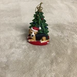 Kurt Adler Beagle With Santa Hat Christmas Tree Ornament, 4.25 ". Fixed Price $12.99.