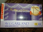 Sylvania Garland Green Wire 198 Clear Bulb Christmas Light Set In/out. Fixed Price $12.99.
