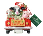 Kurt Adler Farm Animal Truck Ornament Santa's World 4 Inches. Fixed Price $8.00.