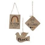 Fun Express Religious Be Kind Bible Verse Wood Christmas Ornaments - 12 Pc.. Fixed Price $18.25.
