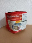 Universal Light Clips 150 Pack Professional Straight Look Simple Living Solution. Fixed Price $14.95.