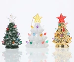 B Sepor Set Of 3 Mini 4.5 Inch Nostalgic Led Ceramic Christmas Tree With Lights. Fixed Price $37.09.