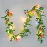 Ccinee 6 Ft Lighted Easter Garland, 20 Led Lights Artificial Green Colorful. Fixed Price $25.99.