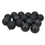Northlight 32CT Jet Black Shatterproof 4-FINISH Christmas Ball Ornaments 3.25". Fixed Price $31.49.