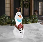 Gemmy Airblown Led Disney Olaf With Snowflake Ornament Christmas Nib. Fixed Price $38.99.