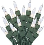 Multi-sparking Clear Christmas String Lights 35 Count Warm White Incandescent. Fixed Price $12.40.