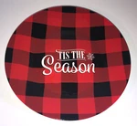 Santa Cookies/snack/dessert/appetizer Plate 8 Tis The Season New-ship 24HR. Fixed Price $19.88.