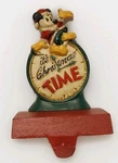 Midwest Cast Iron Disney - It's Christmas Time Mickey Stocking Holder Hanger. Fixed Price $14.94.