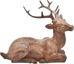 Sitting Figurine Laying Elk Reindeer Statue Resin Home Decor Indoor.... Fixed Price $30.33.