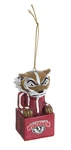 Wisconsin Badgers 3.5" Mascot Ornament. Fixed Price $11.99.