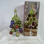 Vtg Kirklands Handblown Glass Christmas Tree With 16 Ornaments 10 Tall. Fixed Price $24.70.