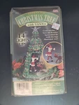 Vinatge Cca Beaded Safety Pin Christmas Tree Kit Lights Up 14" #3759 Nos. Fixed Price $38.95.