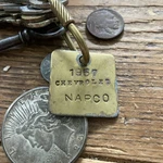 1957 Chevrolet Napco Solid Brass Key Fob Chevy Truck C-10 Gmc. Fixed Price $14.95.