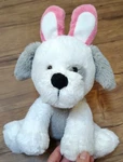2018 Animal Adventures Jo-ann Easter Bunny Ears Sheepdog Puppy Plush 10". Fixed Price $7.50.