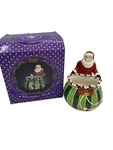 Christopher Radko Splendid Santa Candy Bowl Christmas Ceramic Decor. Fixed Price $29.99.