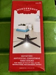 Wondershop Rotating Artificial Christmas Tree Stand Up To 9 Ft Nib. Fixed Price $44.99.