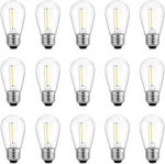S14 Led Bulbs For Outdoor String Lights, Shatterproof Replacement Edison. Fixed Price $43.05.