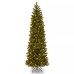 National Tree NTTPEDD439265 6.5 Ft. Green Prelit Slim Feel Real Downswept Dou.... Fixed Price $247.84.