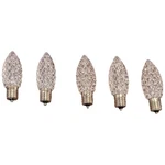 Gemmy Commercial Pro Cool White Led 5 Light Bulbs C9 Base Christmas Replacements. Fixed Price $20.40.