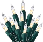 Clear Christmas String Lights INDOOR,100 Count Mini Warm White Fairy LIGHT,19.4. Fixed Price $15.36.