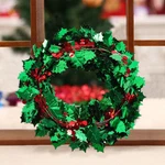 Ccinee 75 Feet Christmas Wire Garland, 3 Roll Red Green Leave. Fixed Price $13.35.