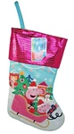 Peppa Pig Sleigh Ruz Pink Shiny Top Christmas Stocking 16 Inch. Fixed Price $8.44.