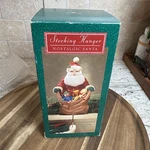 Hallmark Vintage Christmas Holiday Stocking Hanger Nostalgic Santa Withtoys New. Fixed Price $25.00.