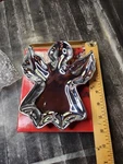 Silver Shine Angel Christmas Candy Dish Studio Nova Box. Fixed Price $12.99.