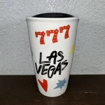 Nwt 2018 Brand New Starbucks Las Vegas Ceramic 777 Tumbler Travel Mug 10 Oz. Fixed Price $35.05.