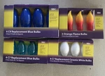 Mixed Lot Keeper Pro C7 C9 Flames Ceramic Replacement Bulbs Xmas String Light. Fixed Price $10.00.