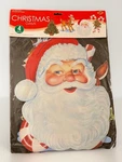 Beistle Christmas Cutouts 1989 Reproduction. 14 17 Inches. Fixed Price $7.60.