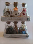 Target Bullseye Playground Winter/christmas Collectible Mini Bottles - Set Of 6. Fixed Price $15.00.