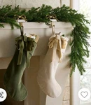 Velvet Bow Christmas Stocking Ivory Threshold Studio Mcgee Target New. Fixed Price $18.97.