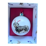 Royal Worcester Wrendale Designs Dachshund Thru Snow Christmas Dog Ornament New. Fixed Price $16.00.