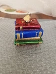 Stack Of Books Ornament. Fixed Price $15.00.