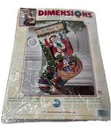 Christmas Dimensions Needlepoint Stocking Kit Santas Delivery 9131 Nop. Fixed Price $199.99.