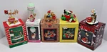 Vintage Enesco Treasury Of Christmas Ornaments W/boxes Lot 5, Early 90'S. Fixed Price $55.00.