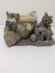 Boyds Bears & Friends 1998 Votive Candle Holder Figurine Bailey Huck Wheee!. Fixed Price $10.10.